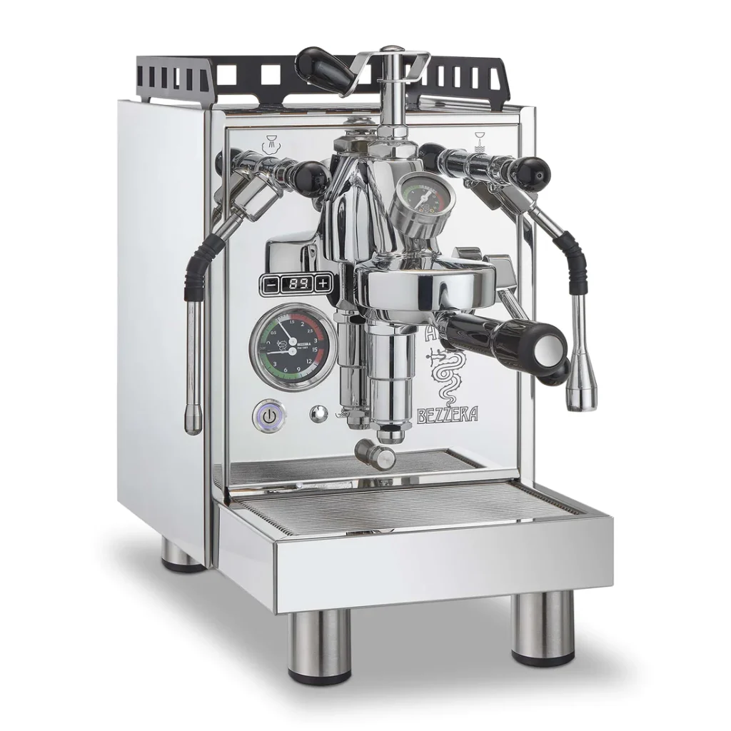 Bezzera Aria Pid Espresso Machine With Flow Control Pure Steel Harfan